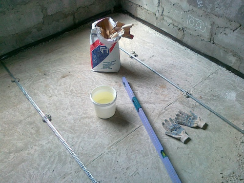 подготовка пола